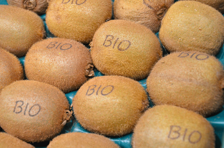 Natural Branding von Bio-Produkten beim Obst & Gemüse