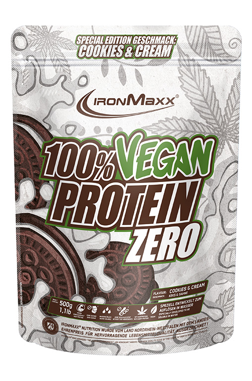 Pulver der Sorte 100% Vegan Protein Zero