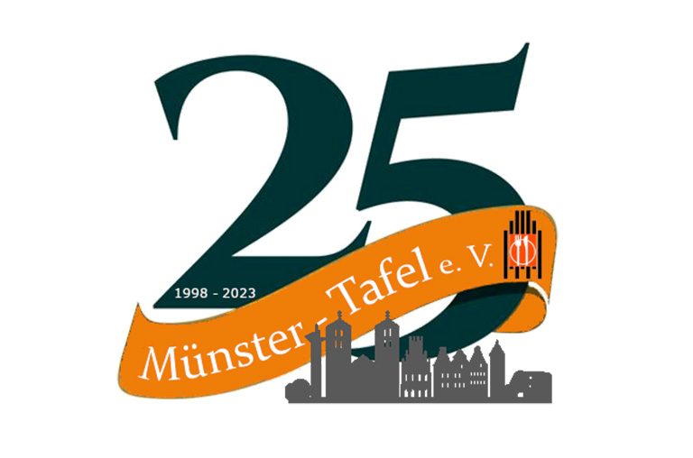 25 Jahre Logo der Münster Tafel